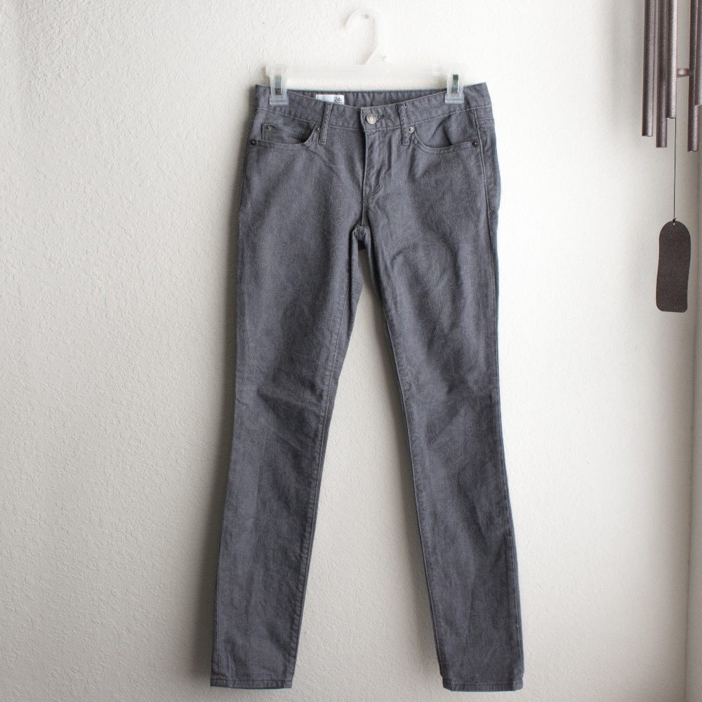 Vintage Gap 1969 Grey Skinny Jeans